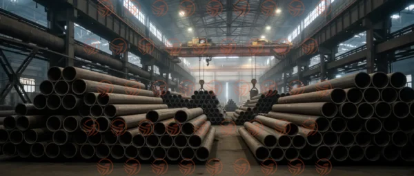 Цех с бесшовными стальными трубами